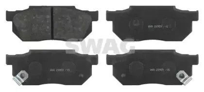 Комплект тормозных колодок, дисковый тормоз SWAG купить